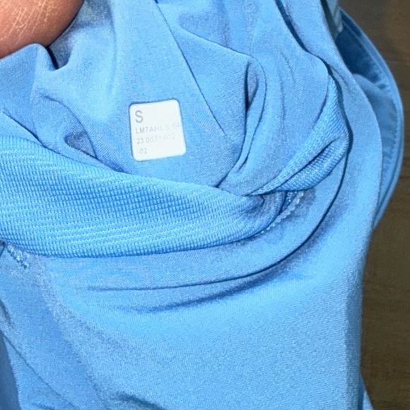 Lululemon women’s high rise Wunder Train Unlined Sky Blue Shorts Small - Picture 5 of 8